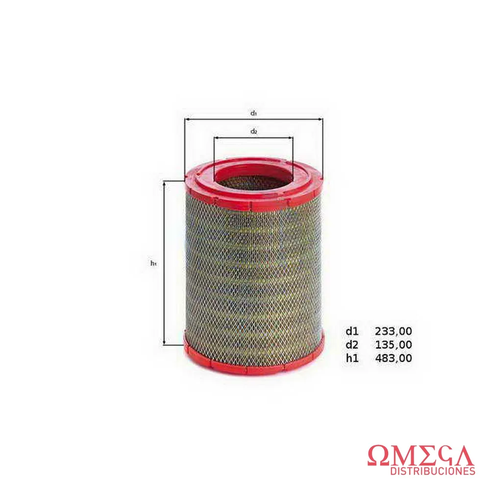 Filtro de aire Mahle — Case/Cummins LX2534