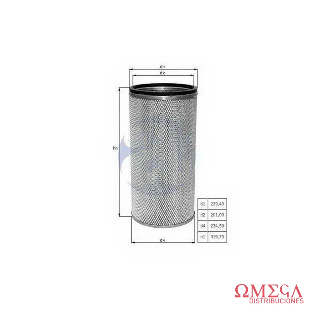 Filtro de aire Mahle — Caterpillar LX116