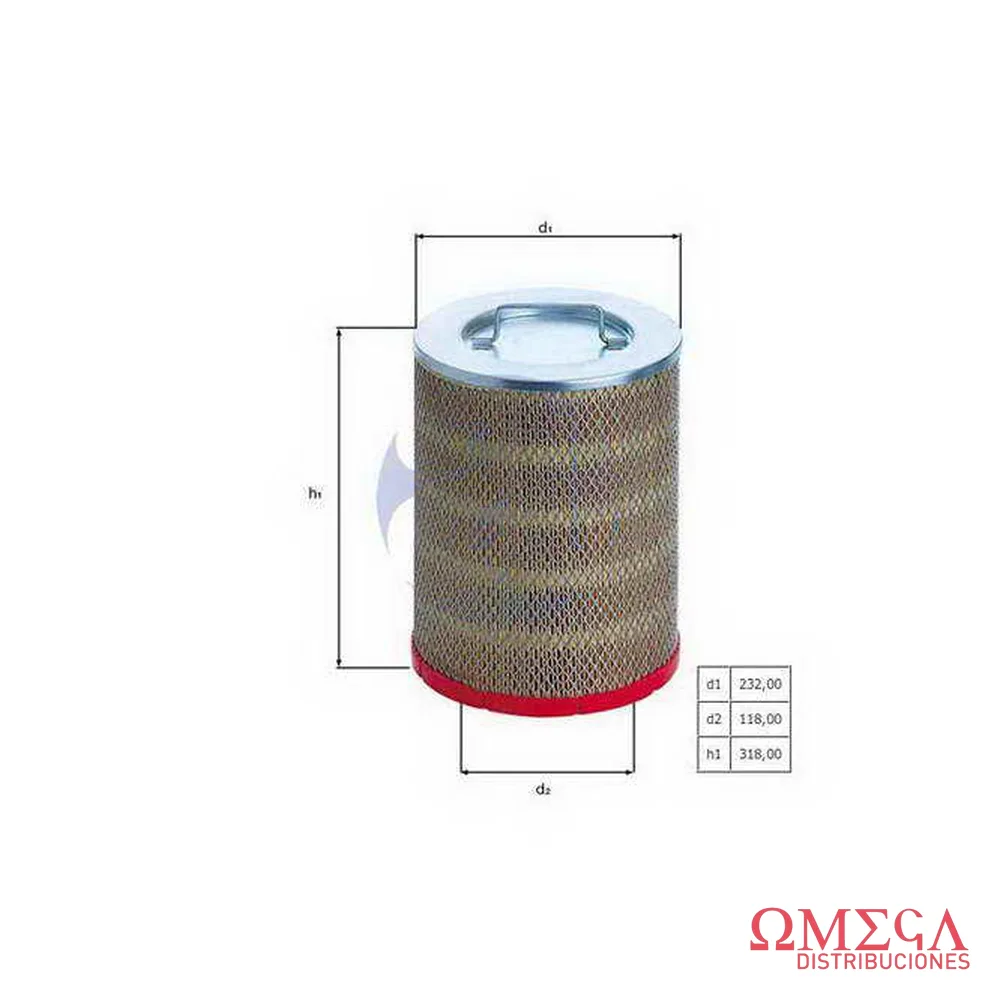 Filtro de aire Mahle — Caterpillar LX2528