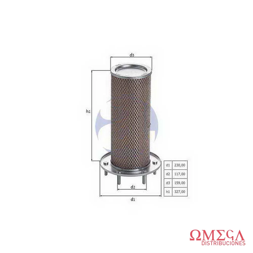 Filtro de aire Mahle — Caterpillar D7 -2º LX1063