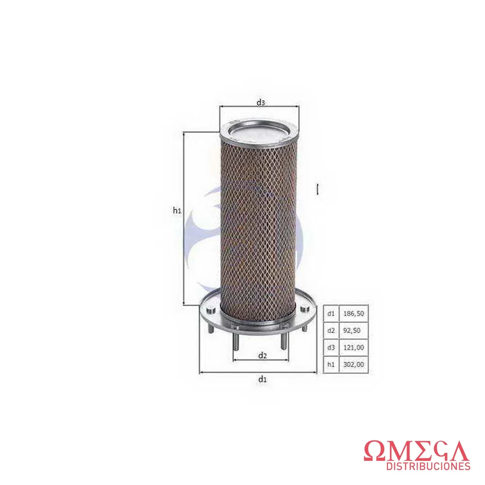 Filtro de aire Mahle — Caterpillar LX1062
