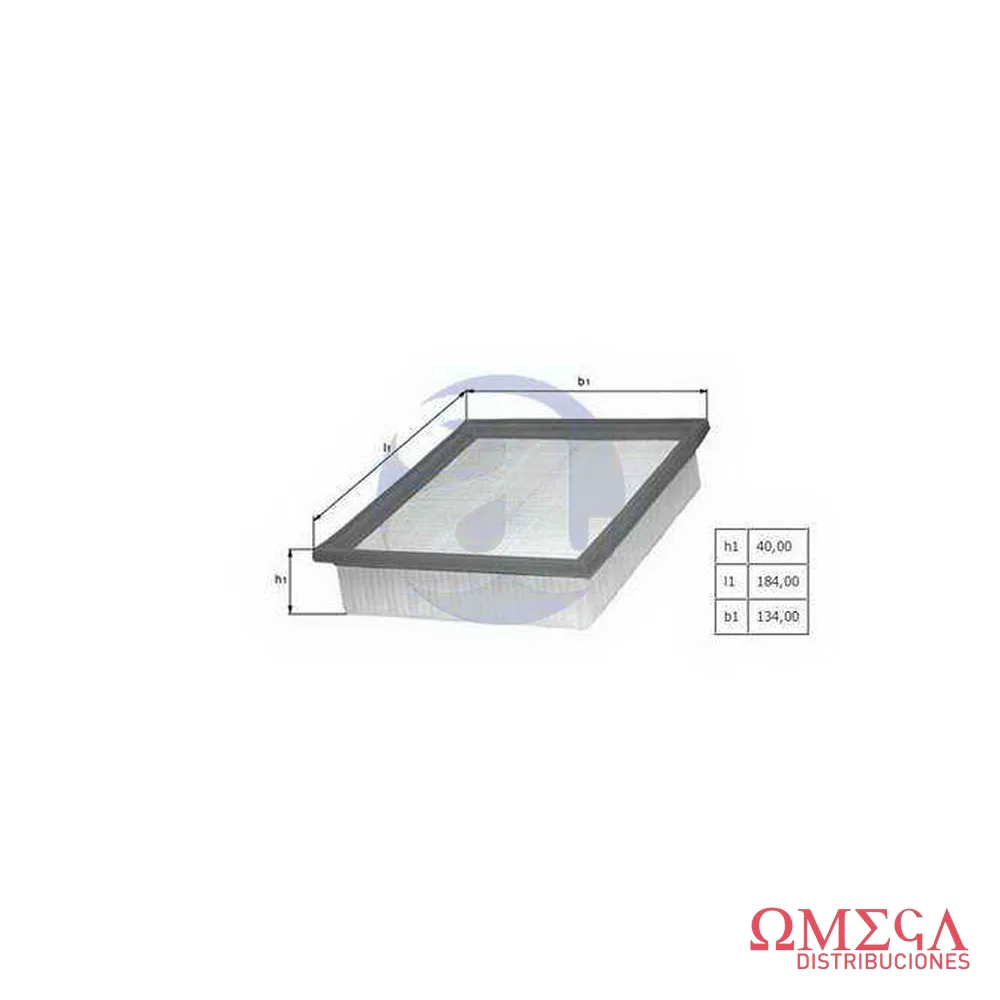 Filtro de aire Mahle — Chevrolet Celta/Fun LX1315