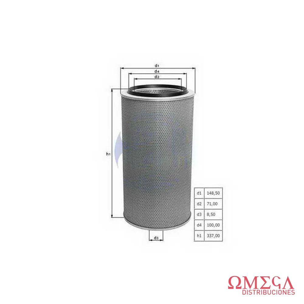 Filtro de aire Mahle — Chevrolet S10 2.5 LX275