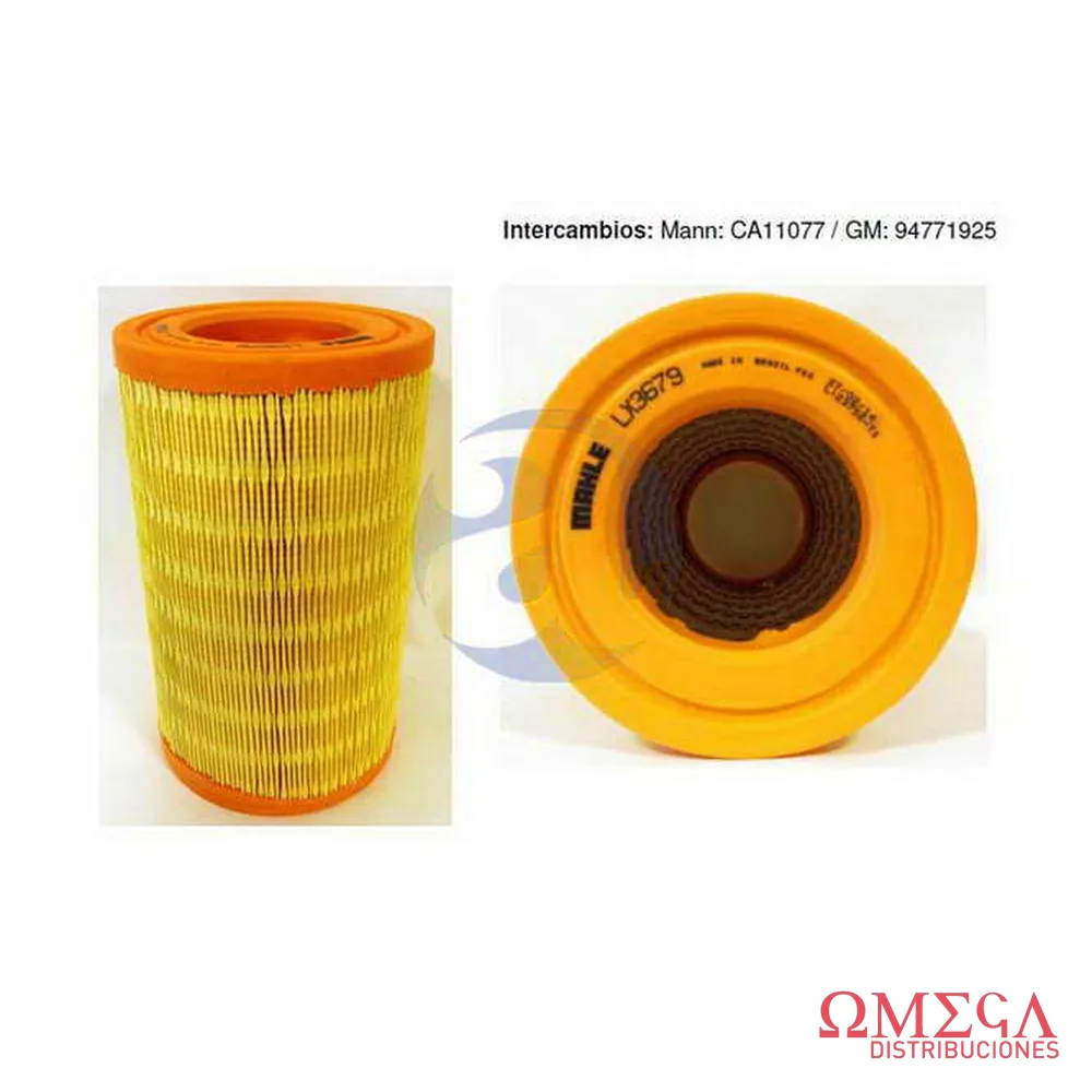 Filtro de aire Mahle — Chevrolet S10 2.8TDCI LX3679