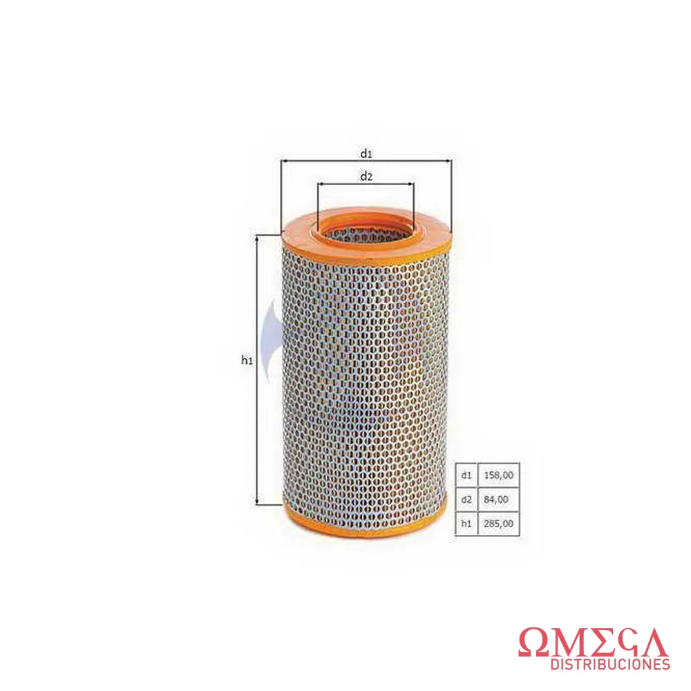 Filtro de aire Mahle — Fiat Ducato/Boxer LX611