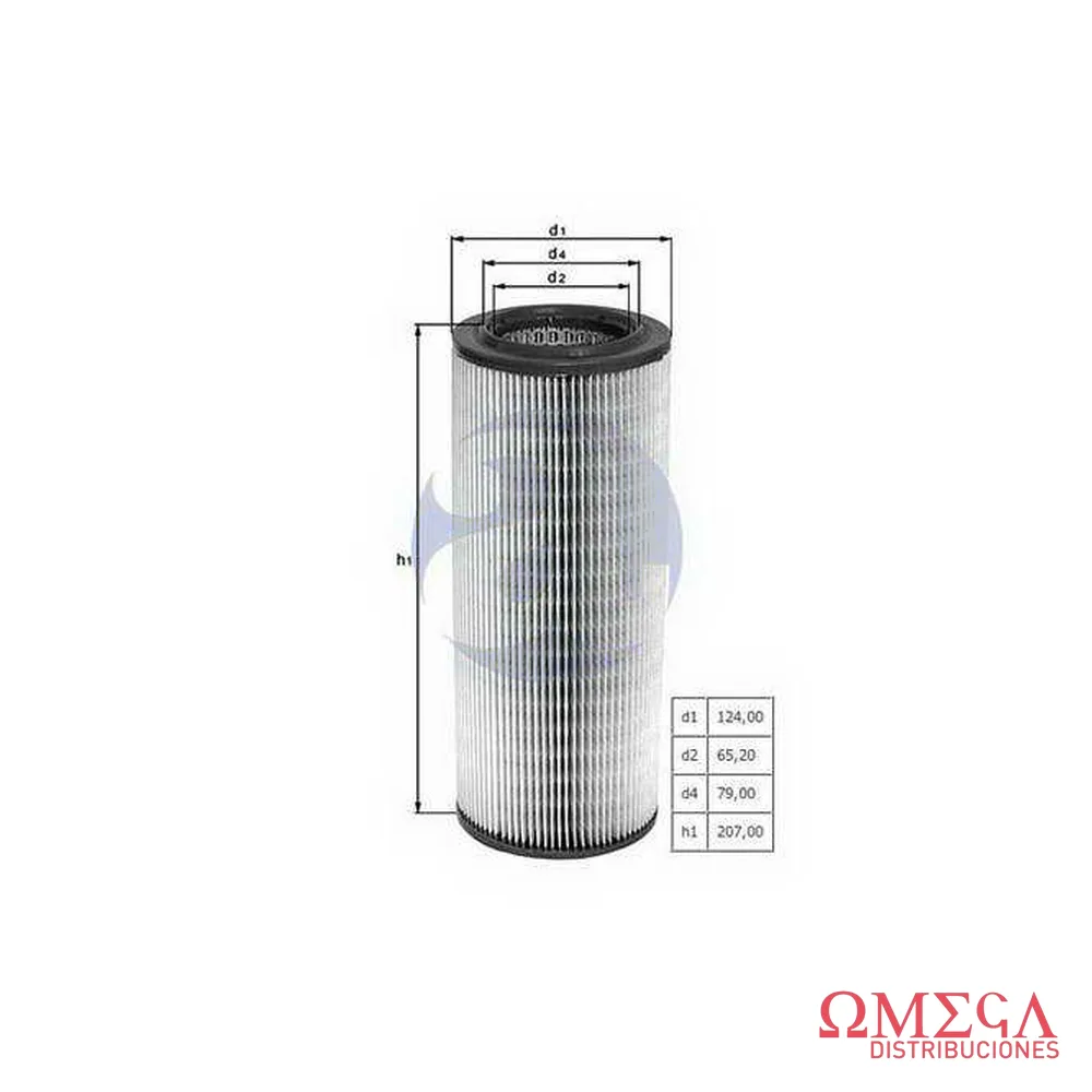 Filtro de aire Mahle — Fiat Duna/Uno 1.6 LX55