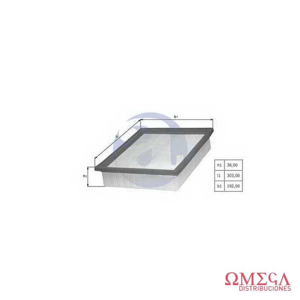 Filtro de aire Mahle — Fiat Punto 1.4 LX2643