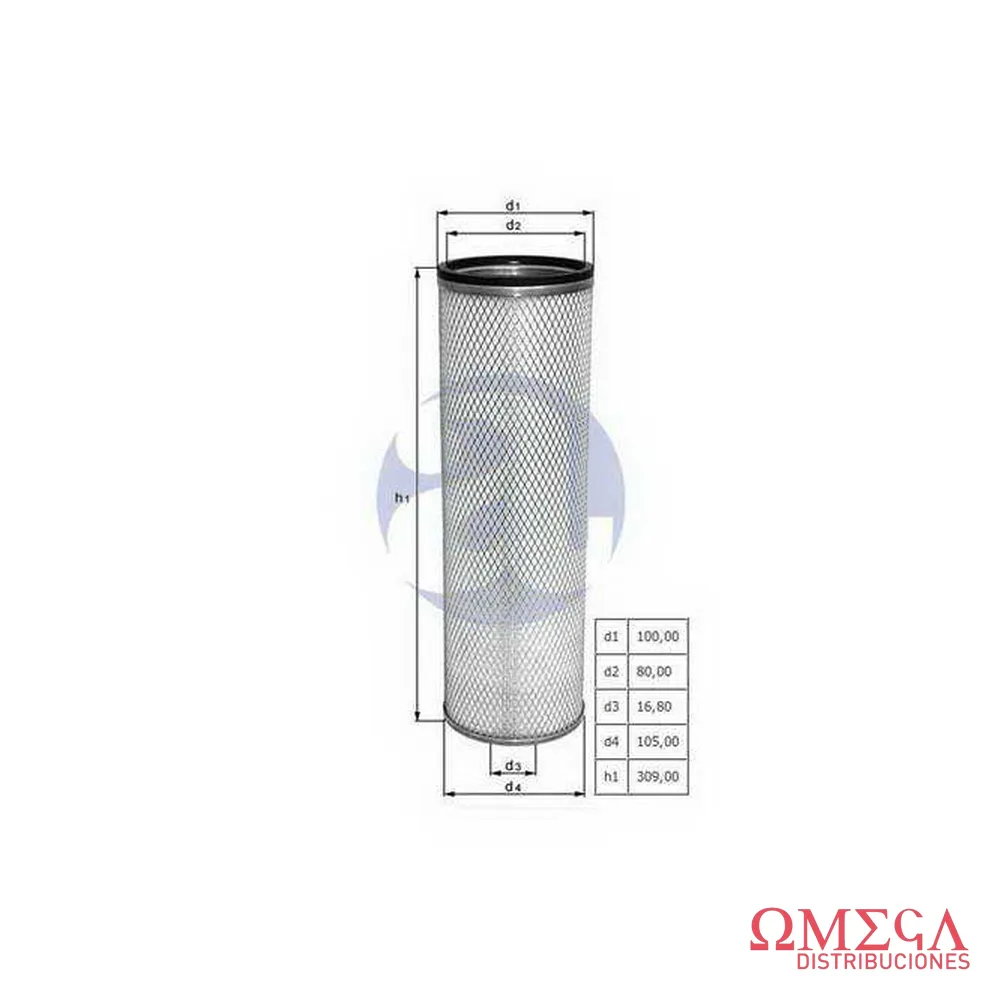 Filtro de aire Mahle — Ford F100 LXS231