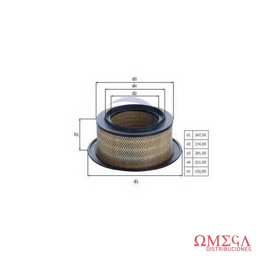 Filtro de aire Mahle — Ford LX973