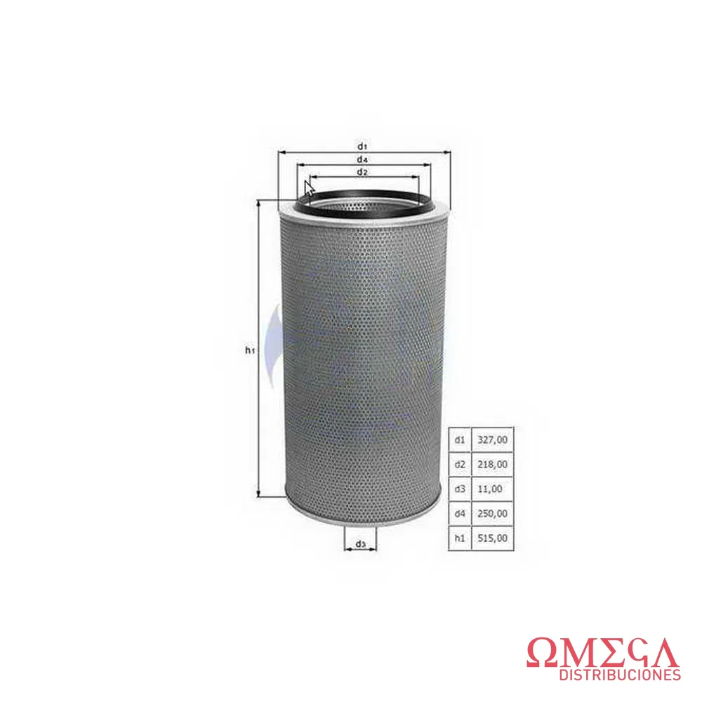 Filtro de aire Mahle — Iveco Cursor 13 LX626