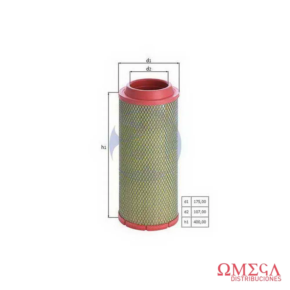Filtro de aire Mahle — Iveco Daily 2.8 LX2532