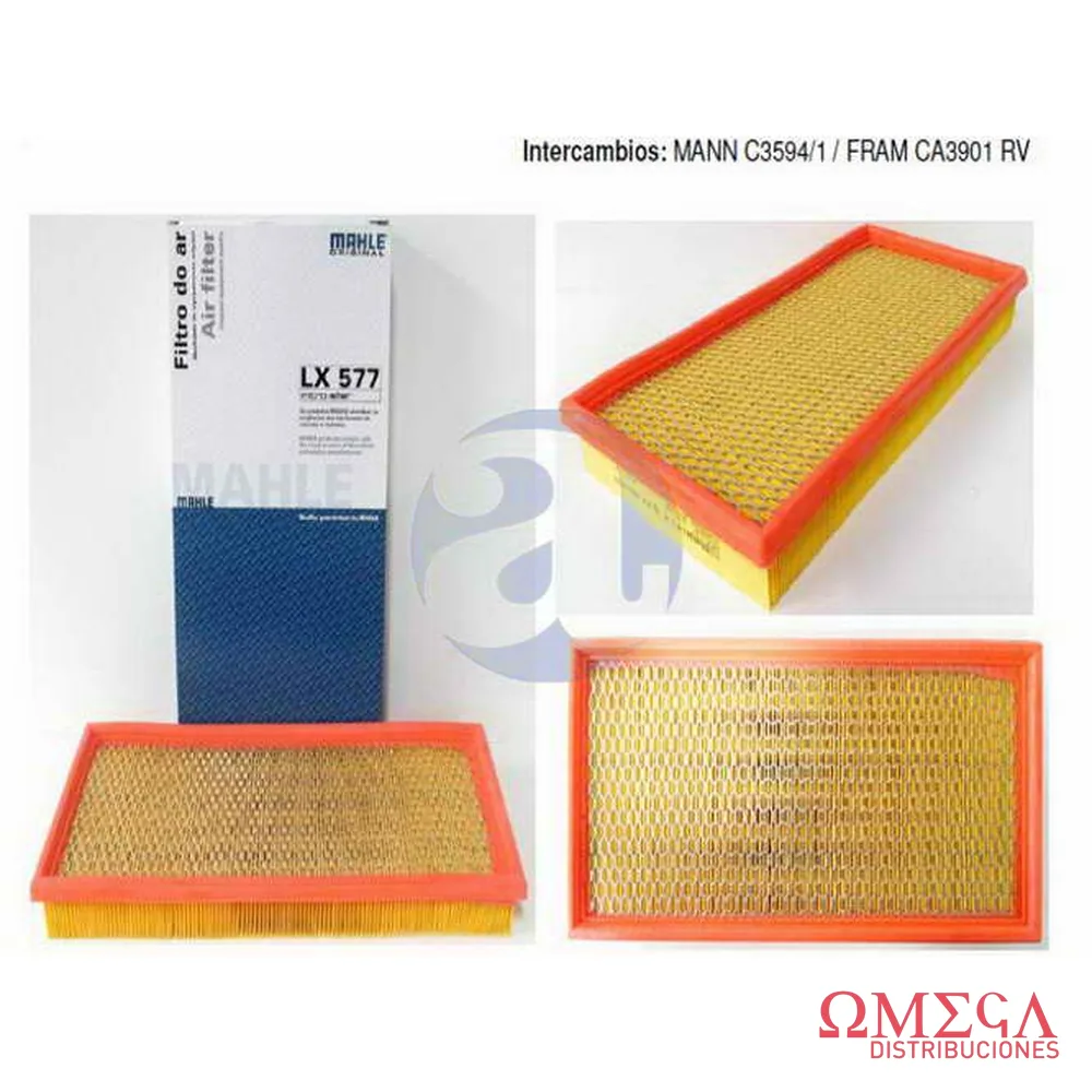 Filtro de aire Mahle — Jeep Grand Cherokee LX3732