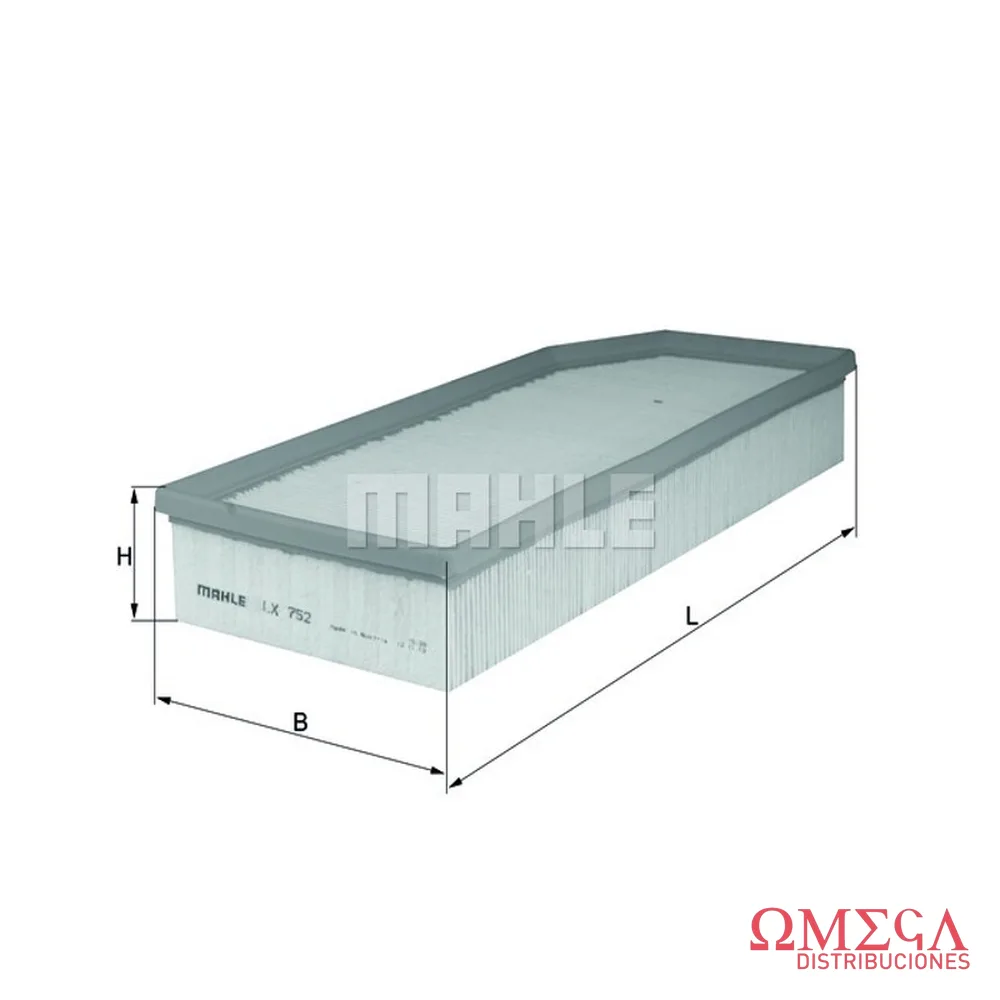 Filtro de aire Mahle — Mercedes-Benz C220 LX752