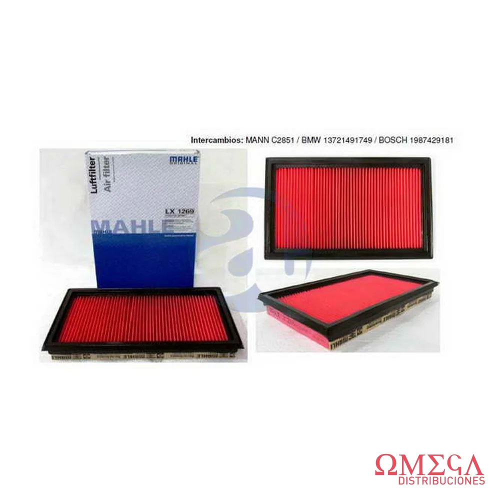 Filtro de aire mini cooper S 1.6 Mahle LX1269