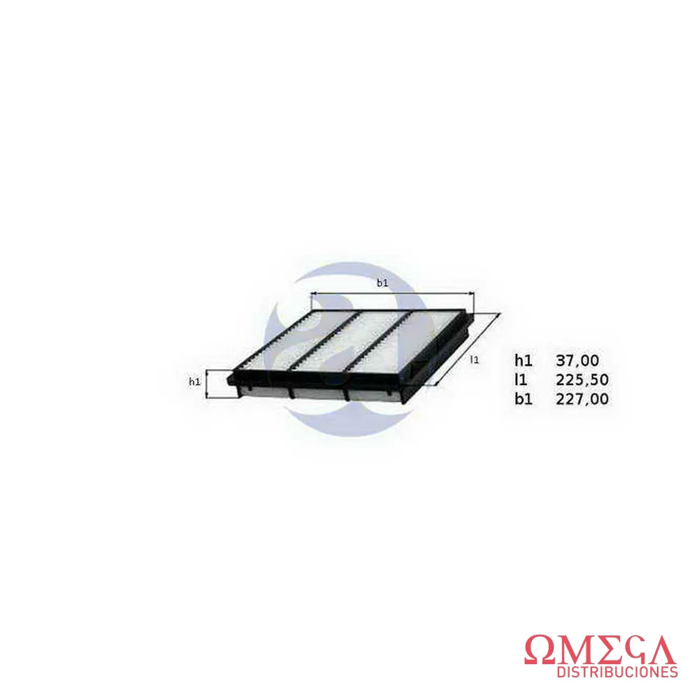 Filtro de aire Mahle — Mitsubishi LX989