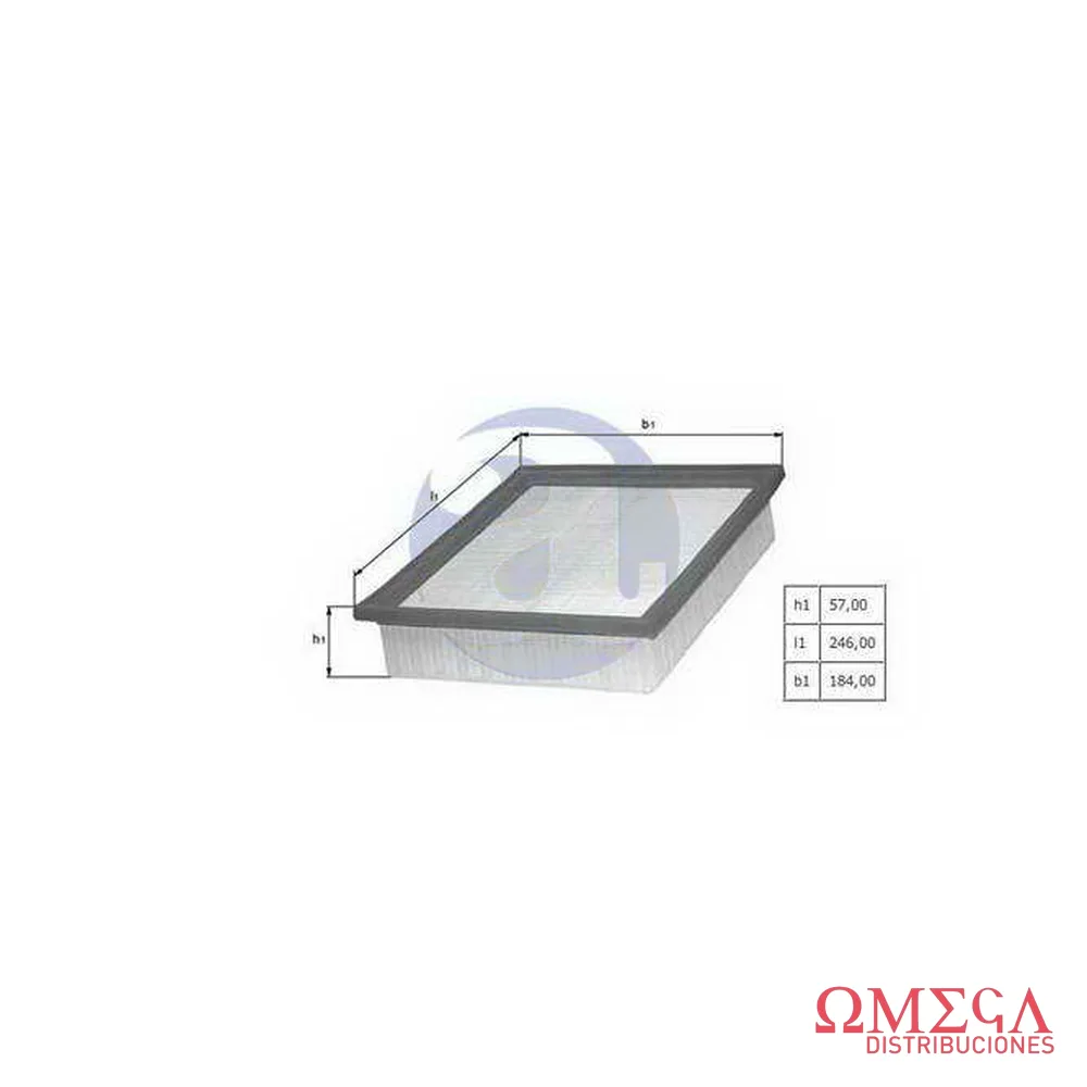 Filtro de aire Mahle — Peugeot 307/308 2.0 LX1765
