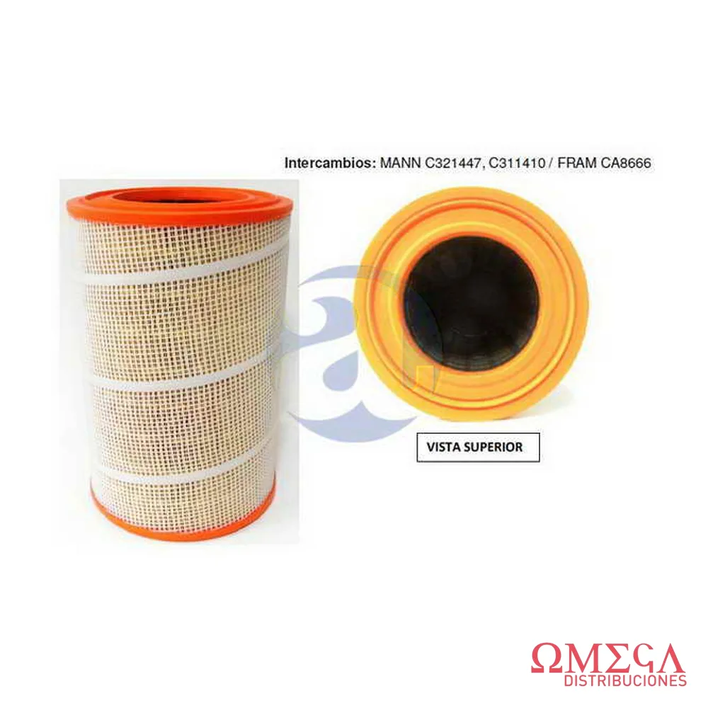 Filtro de aire Mahle — Renault camión LX713
