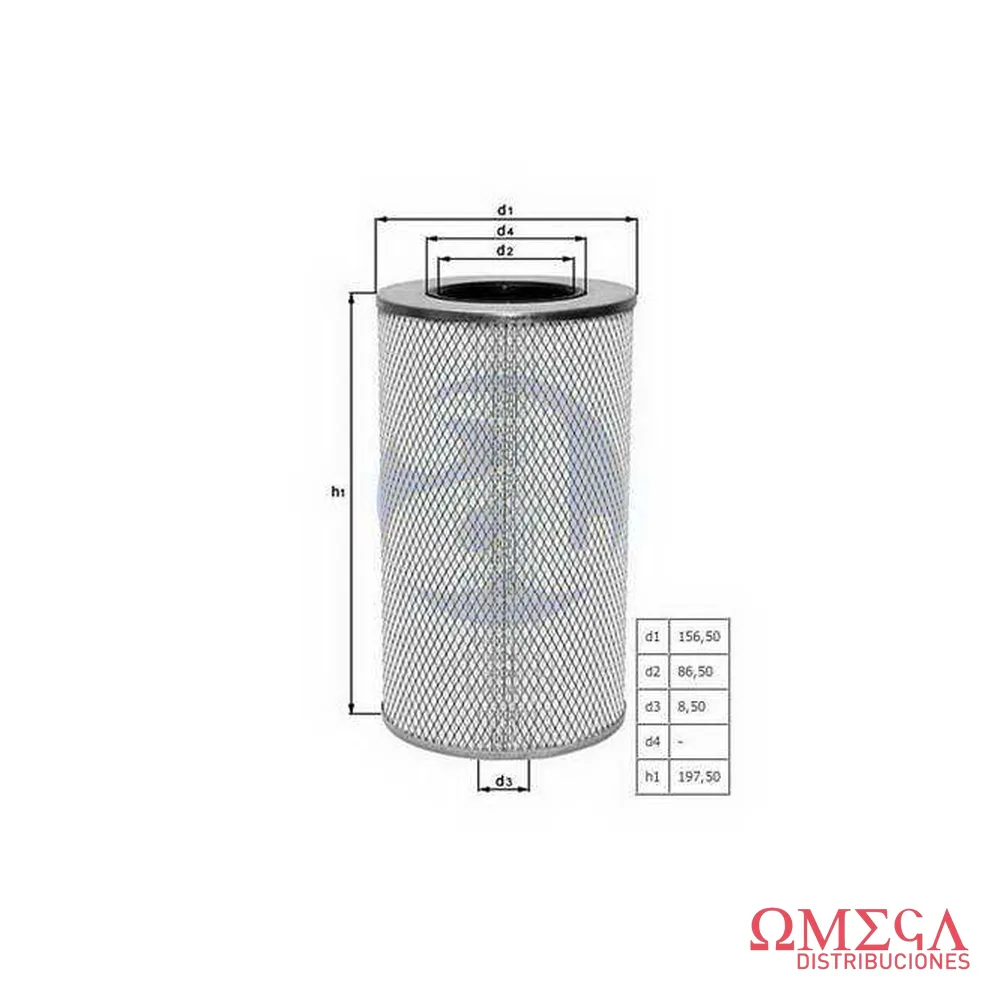 Filtro de aire Mahle — Toyota Hilux 2.8 LX912