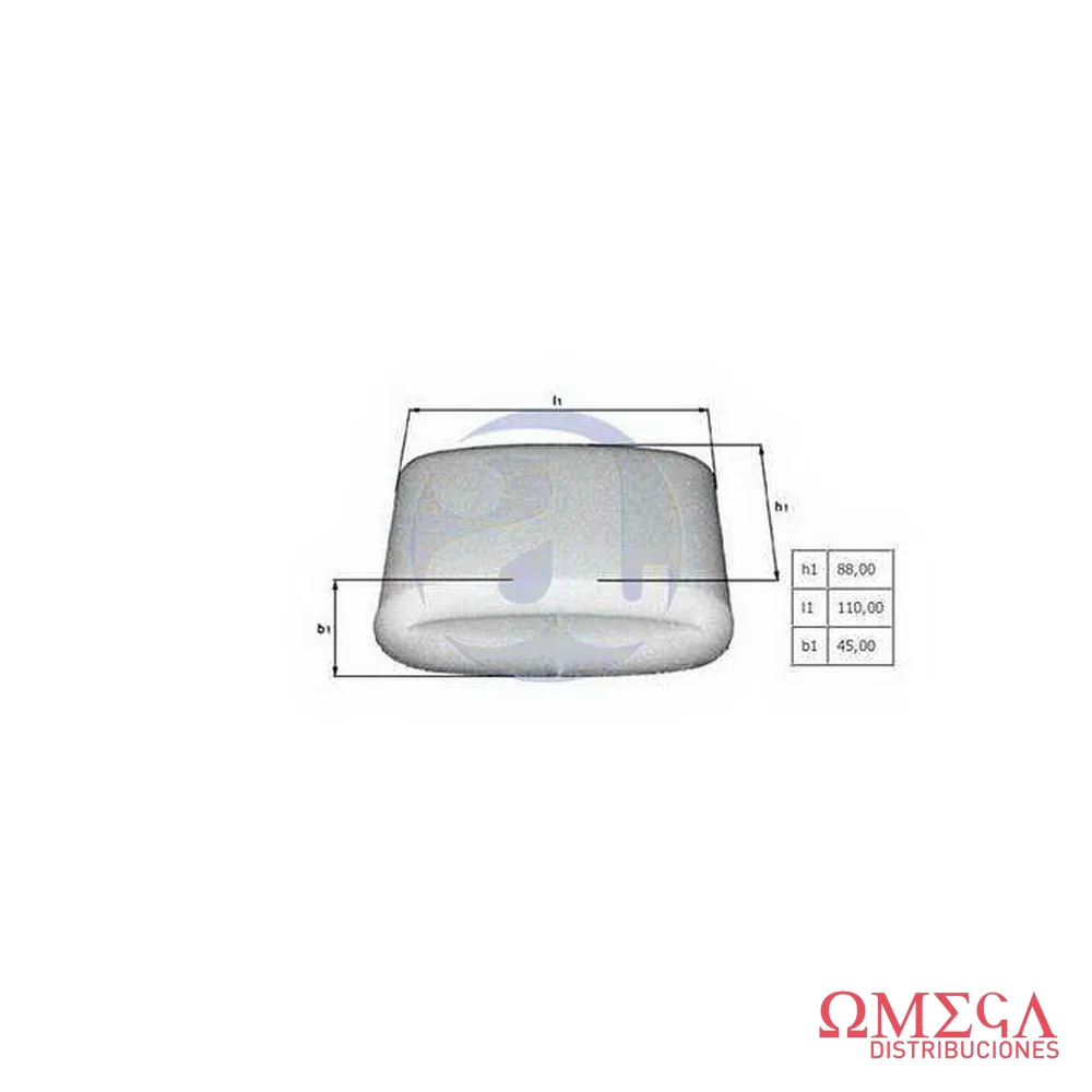 Filtro de aire Mahle — Yamaha 125 YBR LX3110