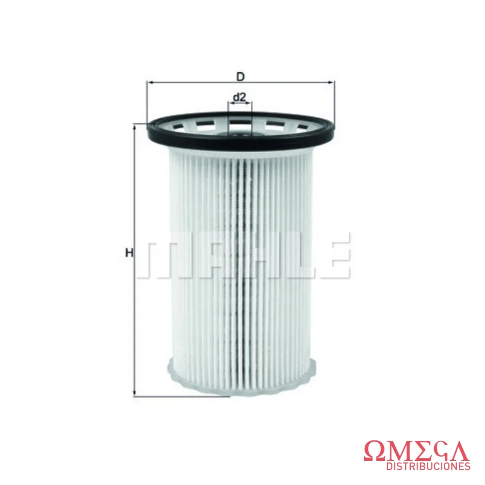 Filtro de combustible Mahle — Audi Q3 2.0 TDI KX342