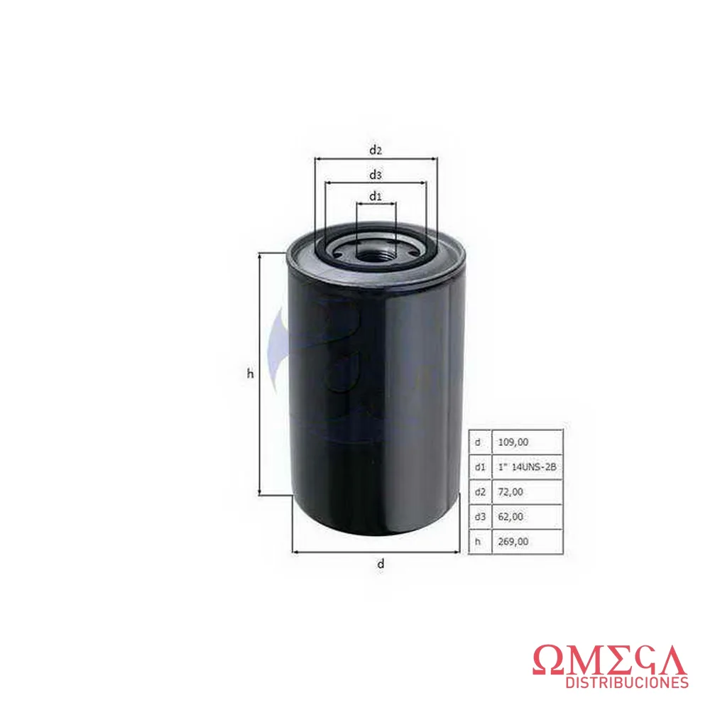 Filtro de combustible Mahle — Caterpillar KC222