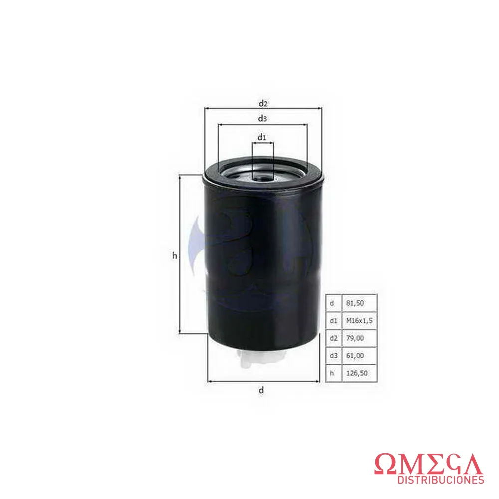 Filtro de combustible Mahle — Ford 85TU9B064C KC131