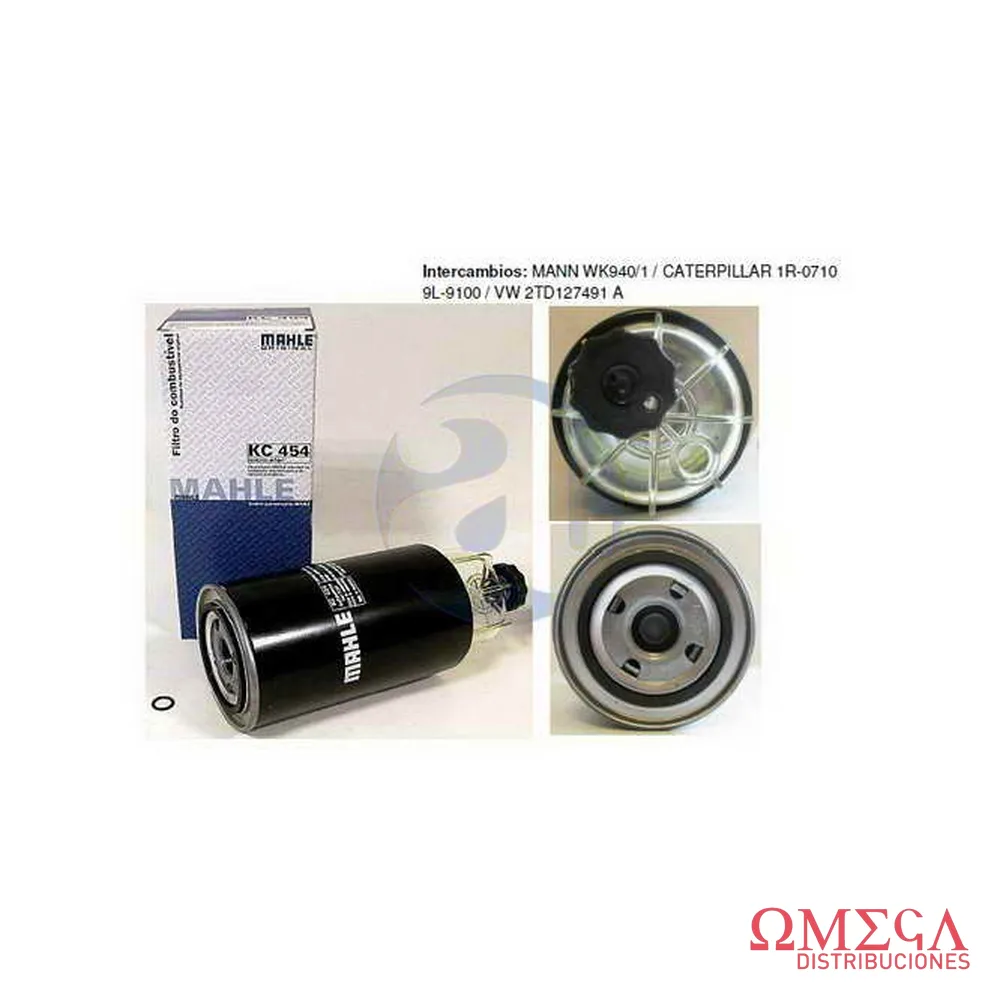 Filtro de combustible Mahle — Ford F14000 KC454