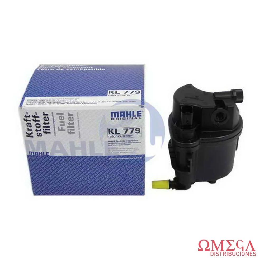 Filtro de combustible Mahle — Ford/Peugeot 1.4HDI KL779