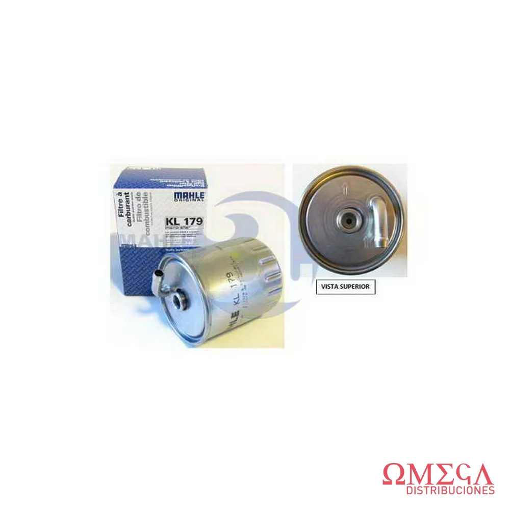 Filtro de combustible Mahle — Mercedes-Benz C220 CDI KL179