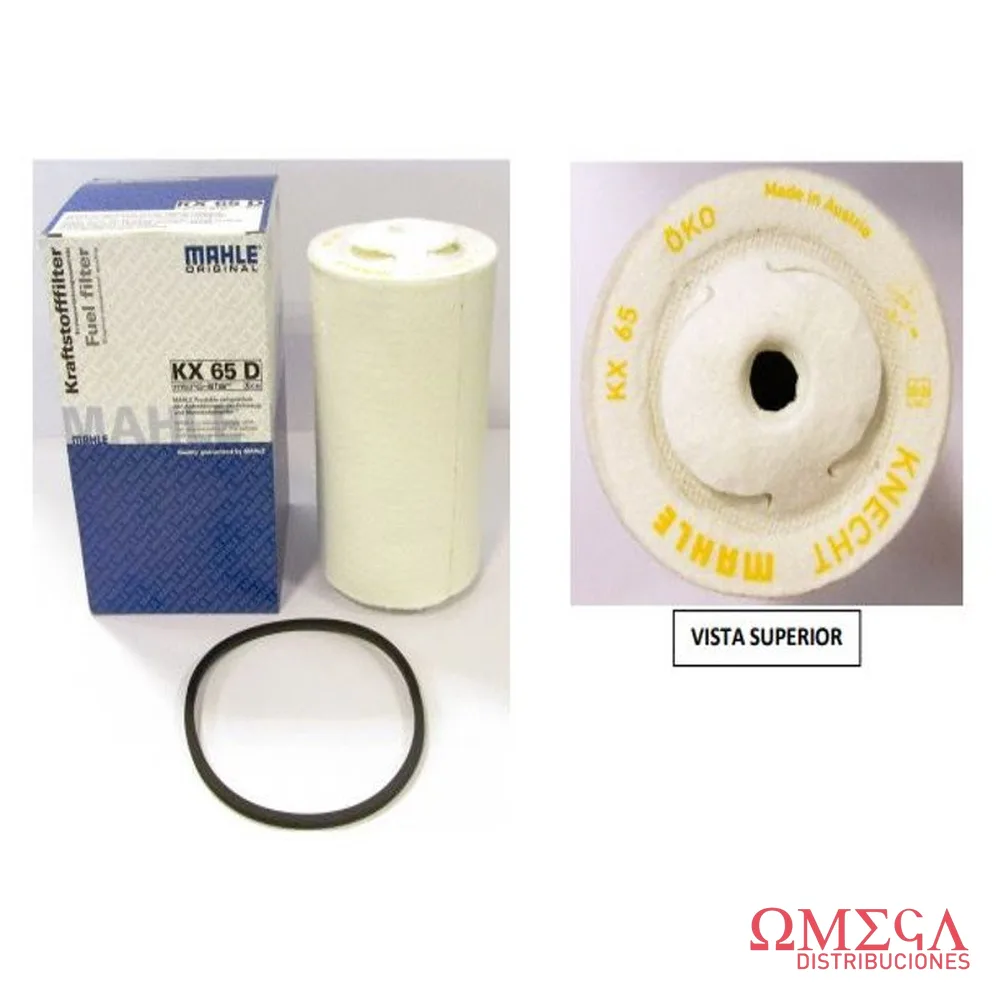 Filtro de combustible Mahle — Mercedes-Benz OM402/442 KX65D