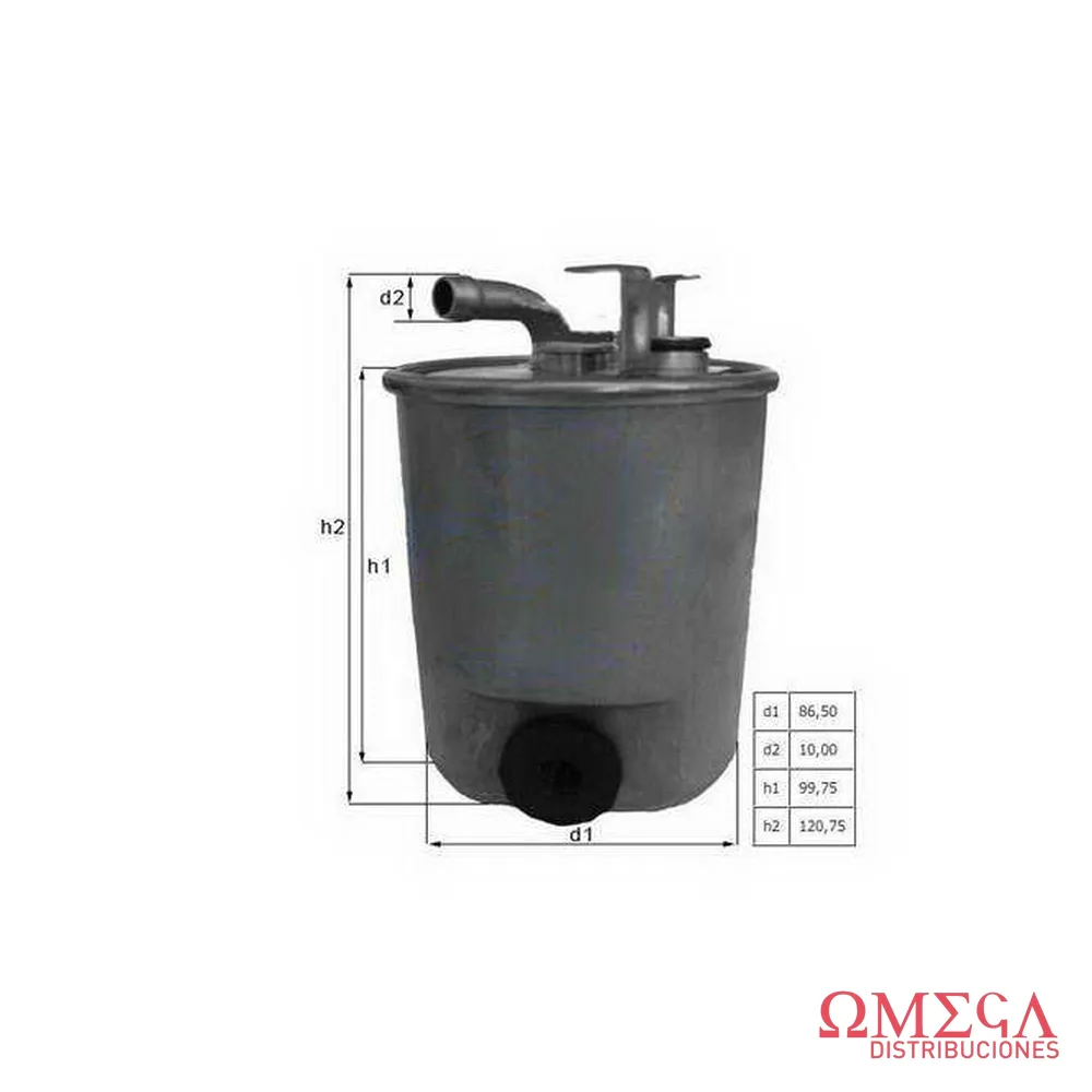 Filtro de combustible Mahle — Mercedes-Benz Sprinter para sensor KL174