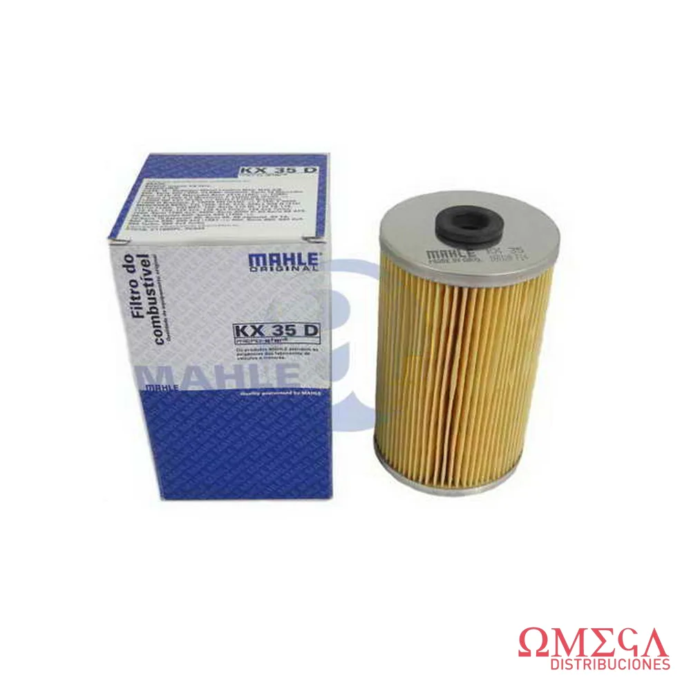 Filtro de combustible Mahle — Mercedes-Benz varios 1/2 litro KX35D