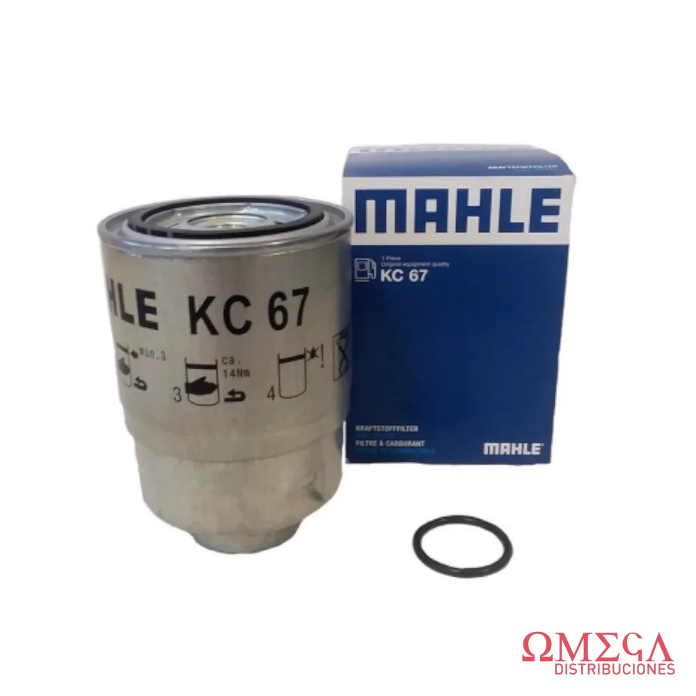 Filtro de combustible Mahle — Nissan NP300 2.5 DCI KC67