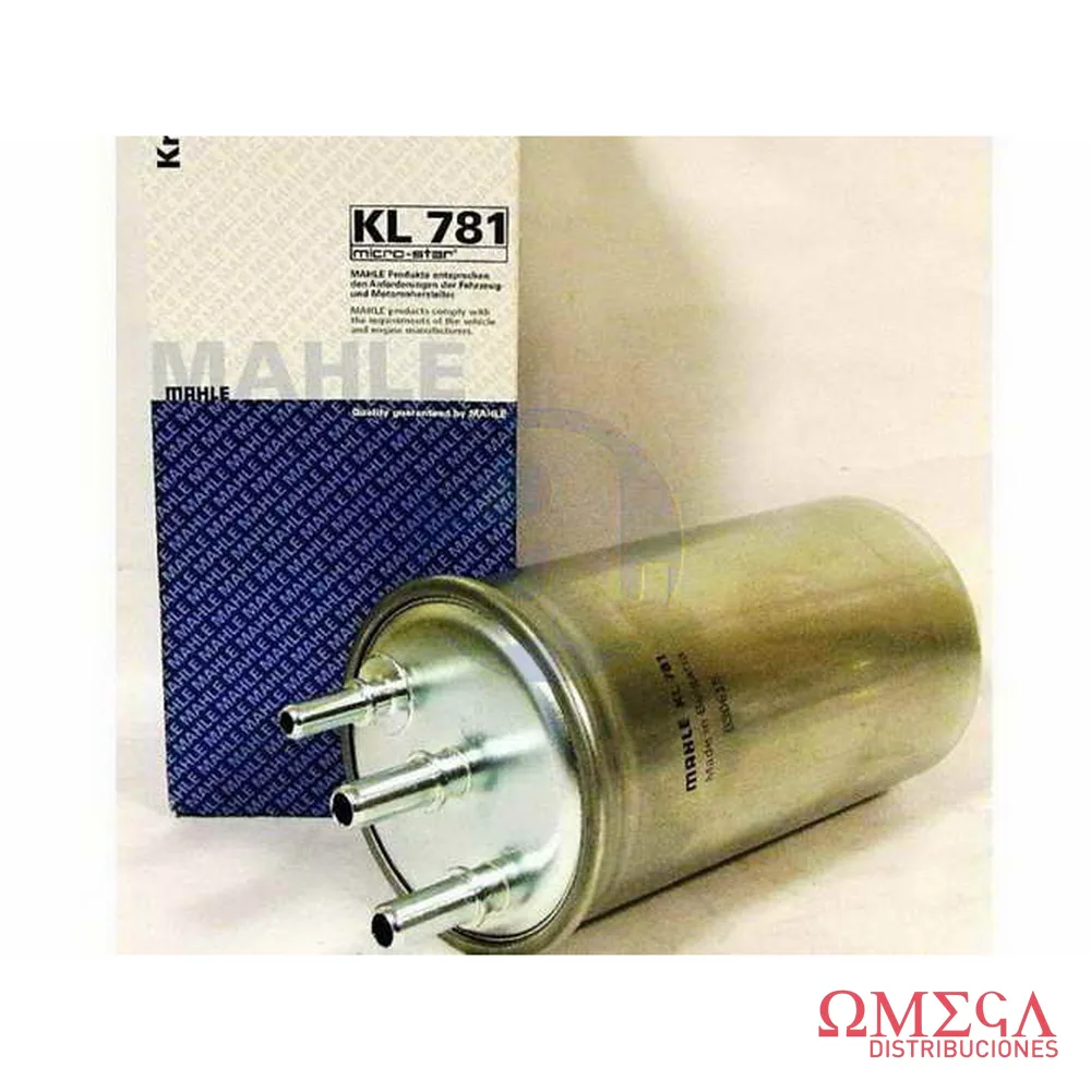 Filtro de combustible Mahle — Renault 1.5DCI Delphi KL781
