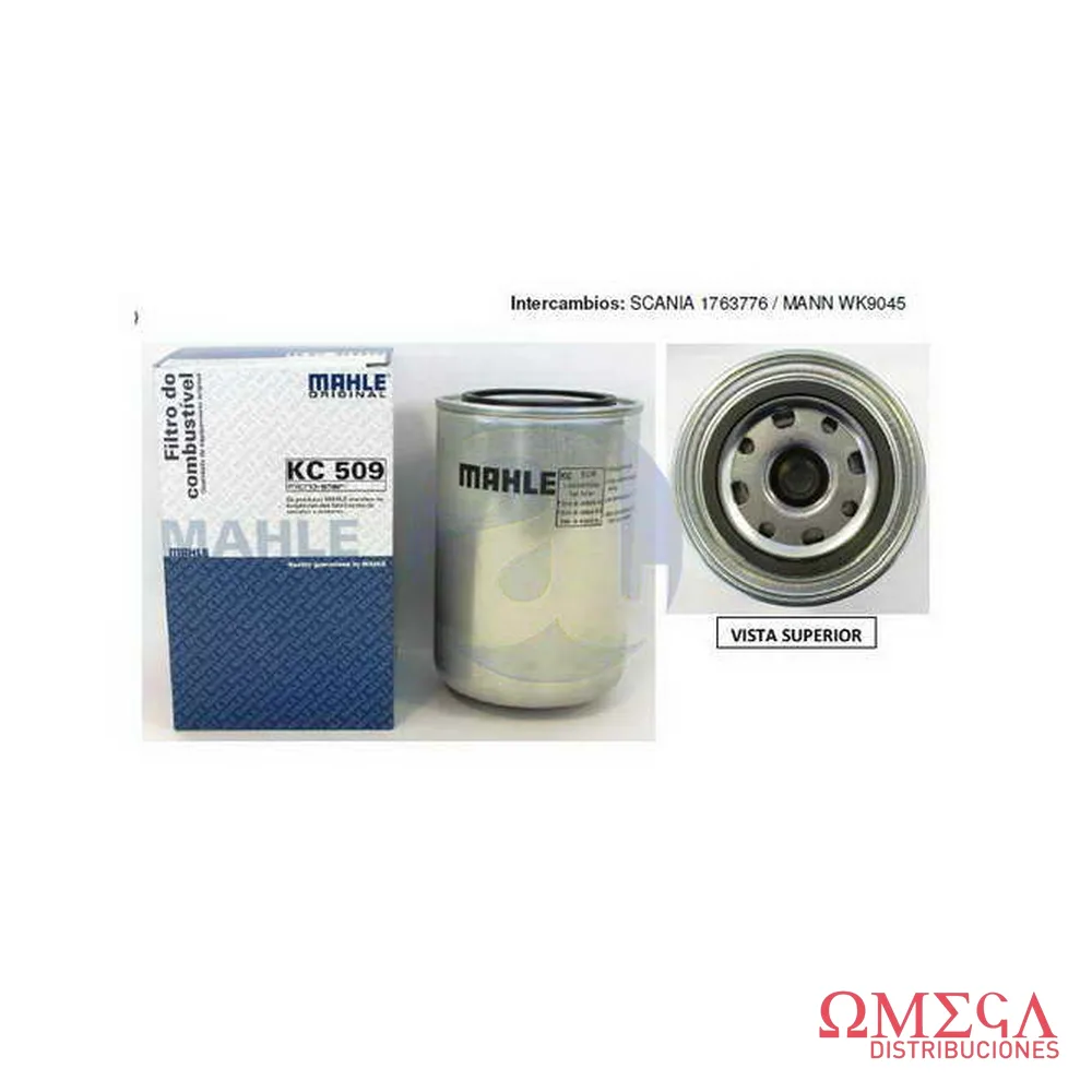 Filtro de combustible Mahle — Scania serie 4 KC509