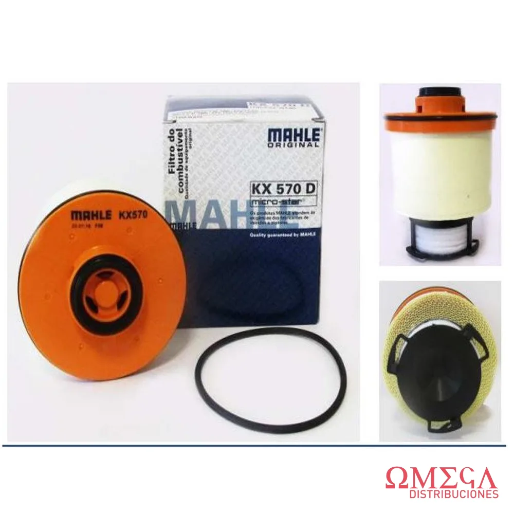 Filtro de combustible Mahle — Toyota HILUX2.8/2.4 KX570D