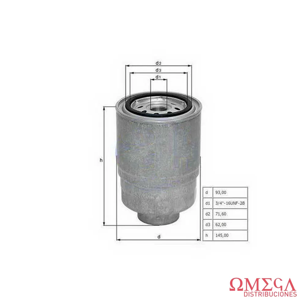 Filtro de combustible Mahle — Toyota / Nissan KC83
