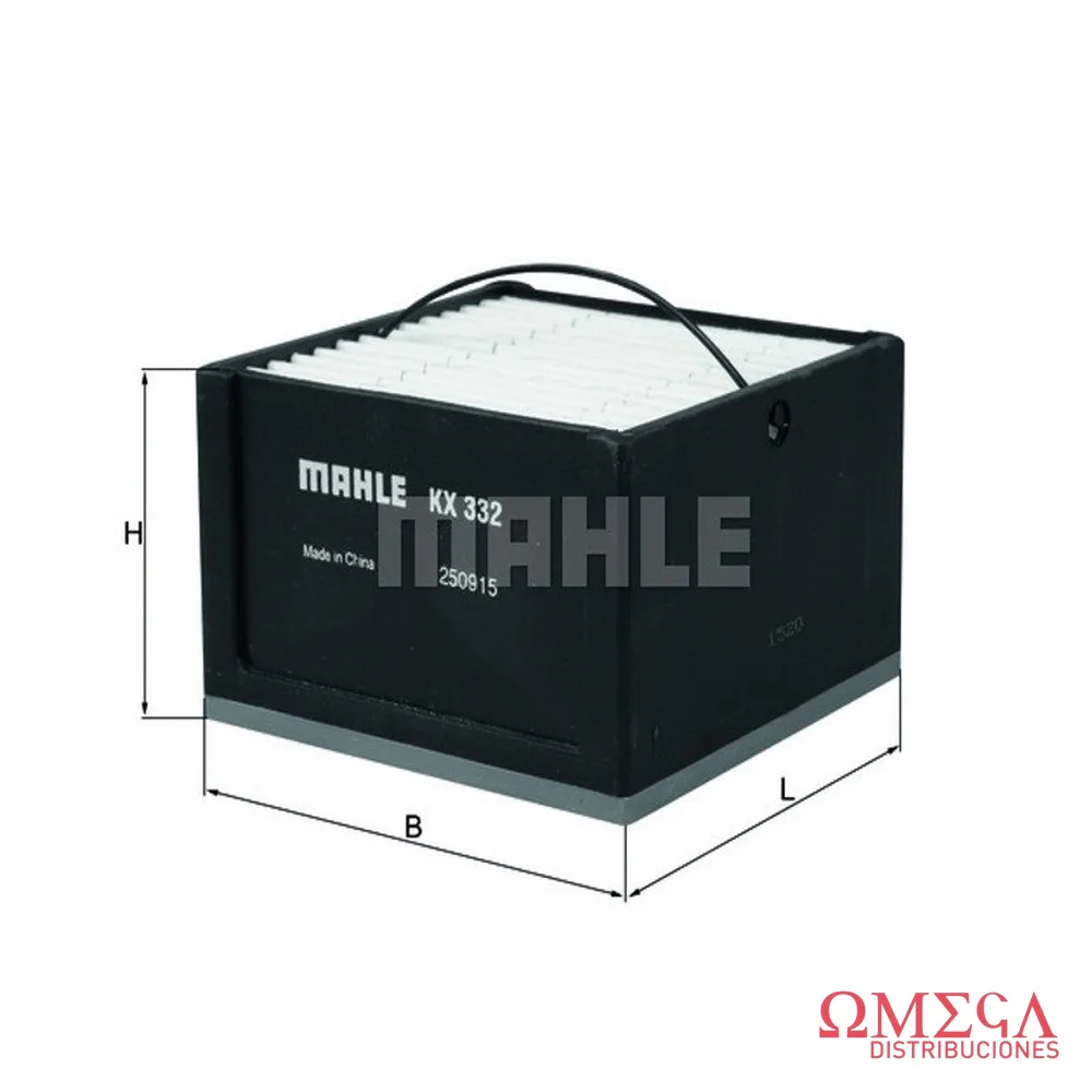 Filtro de combustible Mahle — Volvo Man KX332