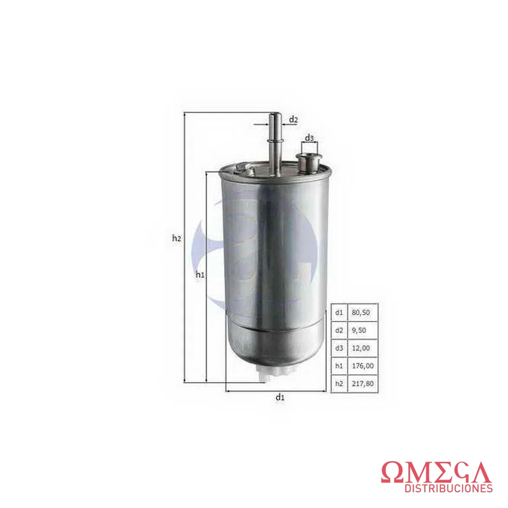 Filtro de combustible Mahle — Volkswagen camión 8.150 KL422