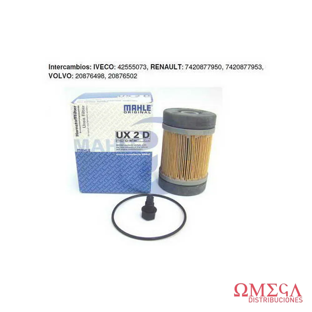 Filtro de urea Iveco / Volvo / Renault Mahle UX2D