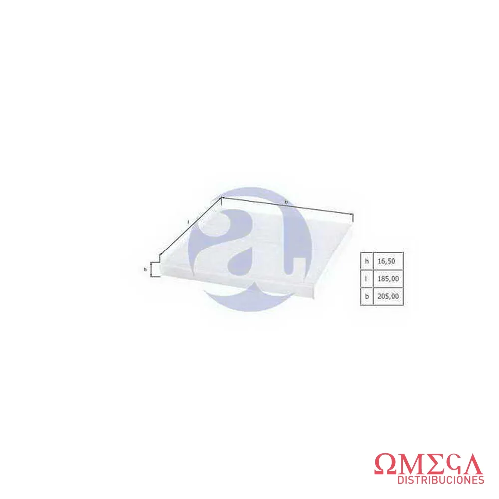 Filtro de aire de habitáculo Mahle — Chery Tiggo LA632