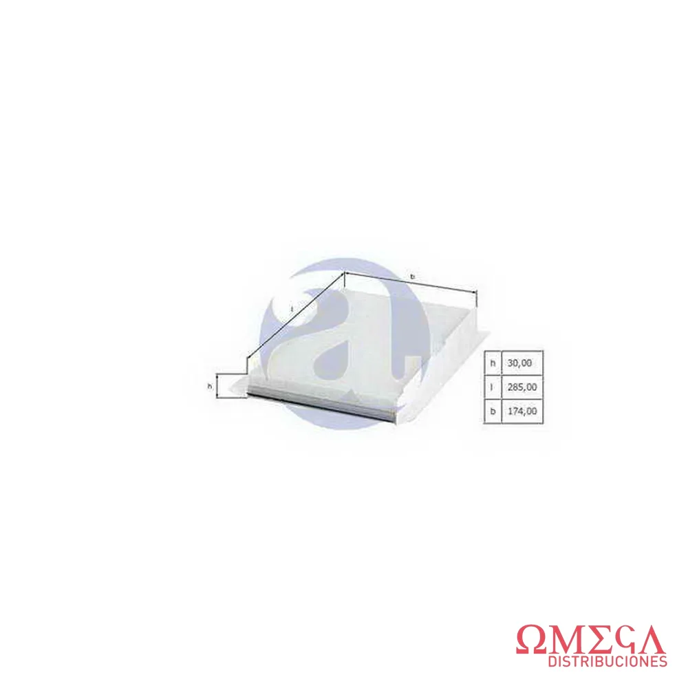 Filtro de aire de habitáculo Mahle — Citroën C3-C4-Xsara LA138
