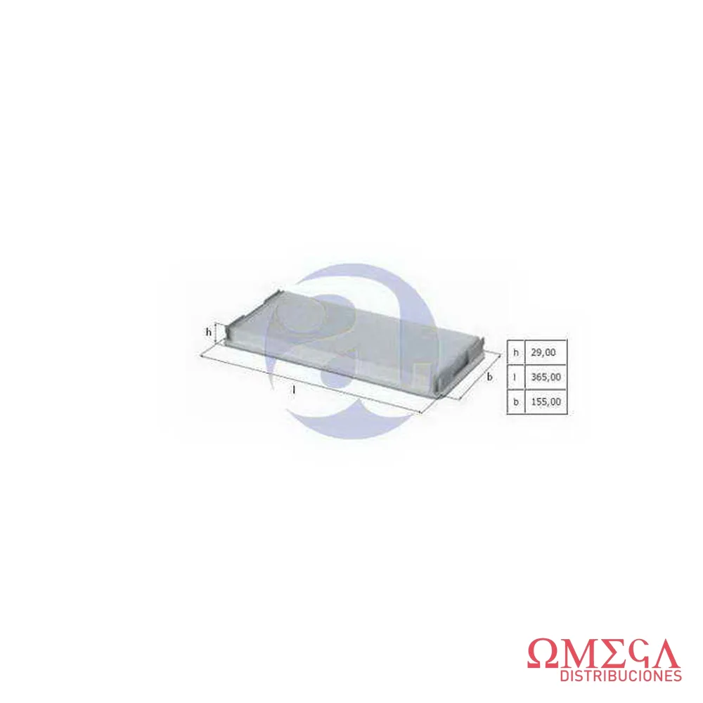 Filtro de aire de habitáculo Mahle — Mercedes-Benz Sprinter-OM611 LA83
