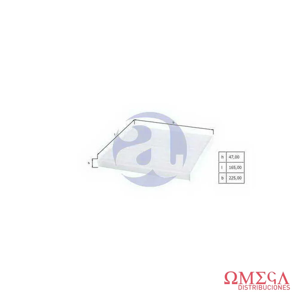 Filtro de habitáculo Mahle — Scania serie 4 LA650