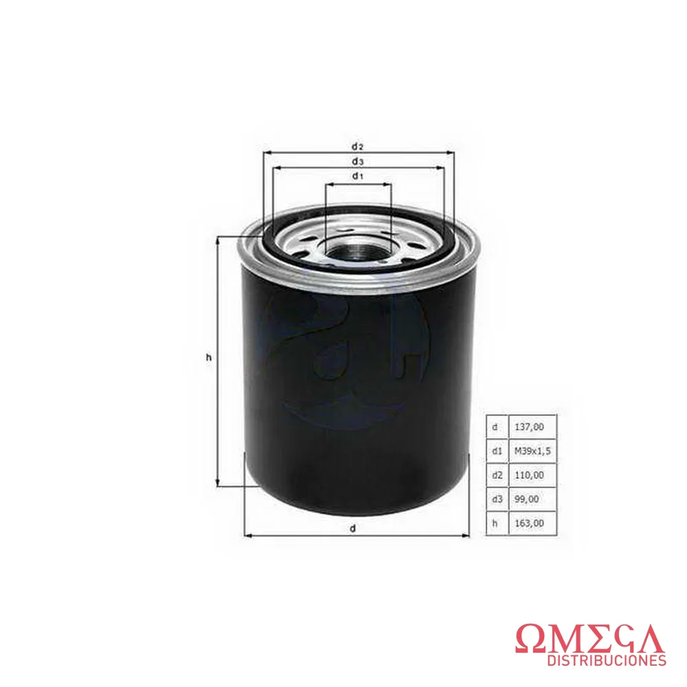 Filtro secador aire Mercedes-Benz todos/Volvo Mahle AL12