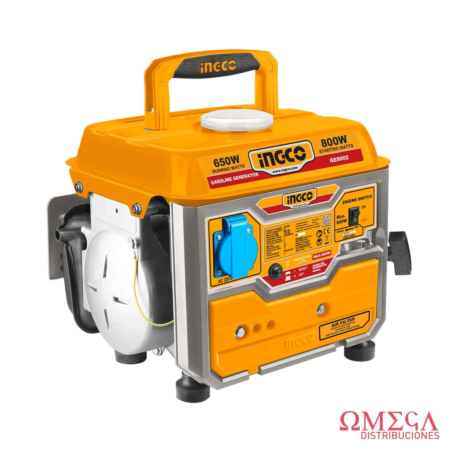 Generador / grupo electrogeno 800W Ingco 700839