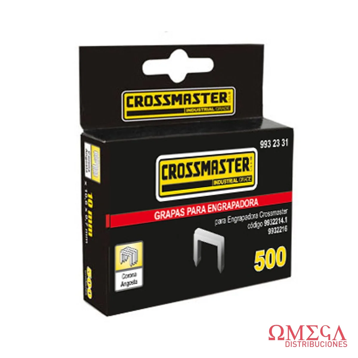 GRAPAS 6x10.6x1.2mm-caja 500 Unid Crossmaster 9932331