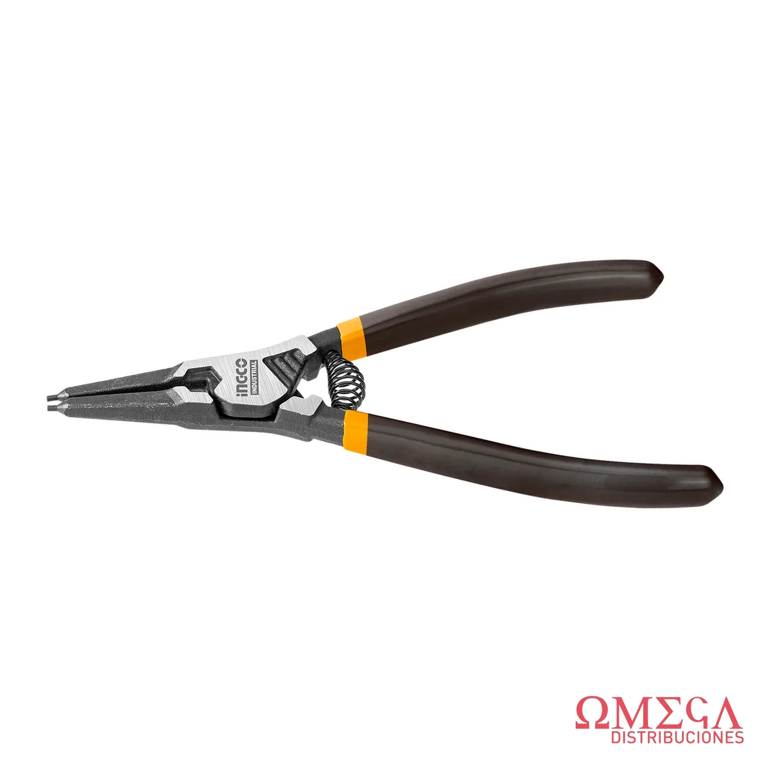 Pinza seeger recta externa 7PLG /180mm industrial Ingco 700744