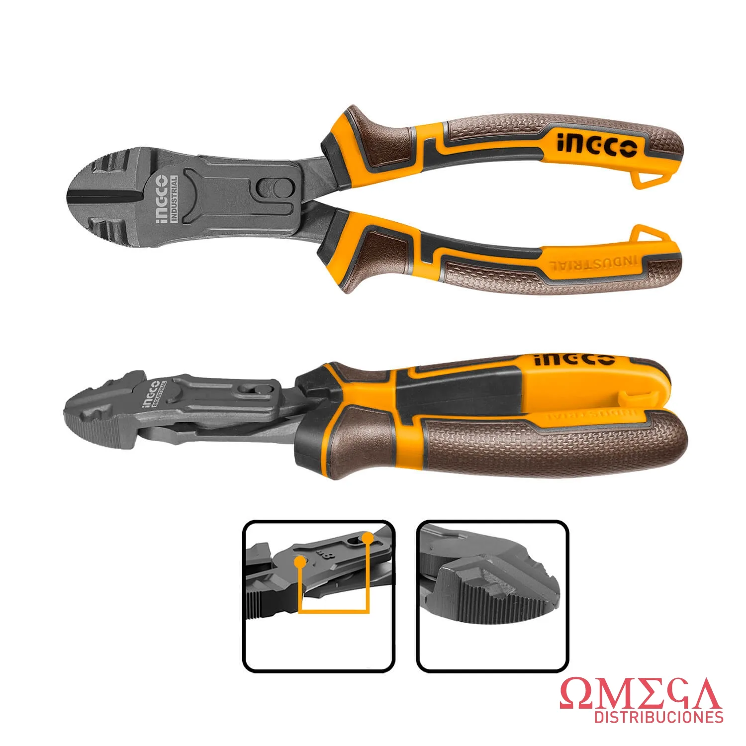 HCDCP58200- ALICATE CORTE DIAGONAL ACCION COMPUESTA 8PLG /200MM INDUSTRIAL 700739