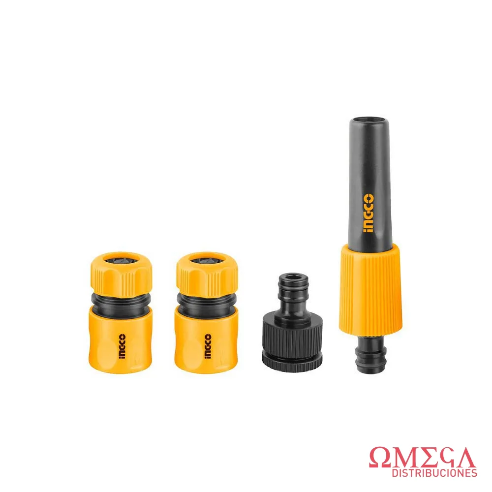 HHCS05122- SET X4 PIEZAS PARA RIEGO CON ACOPLE RAPIDO DE 1/2PLG 70211
